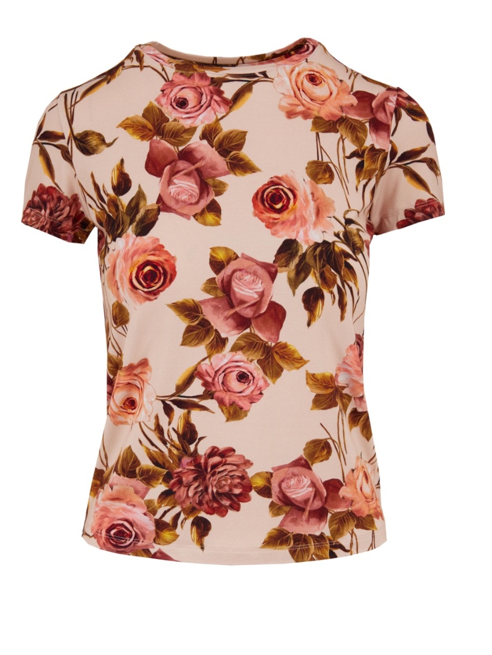 L’Agence Ressi Crewneck Blush Floral NWT